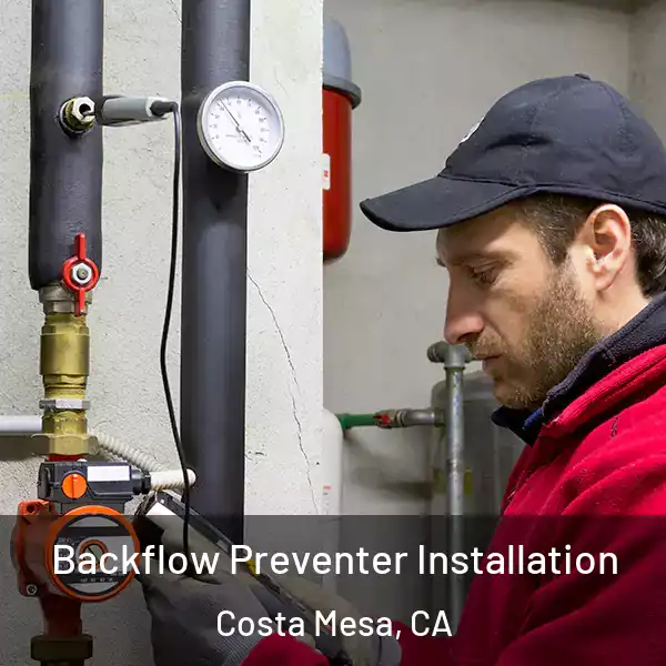  Backflow Preventer Installation Costa Mesa, CA
