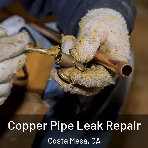  Copper Pipe Leak Repair Costa Mesa, CA