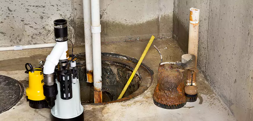 Installing Sump Pump in Finished Basement in Costa Mesa, CA