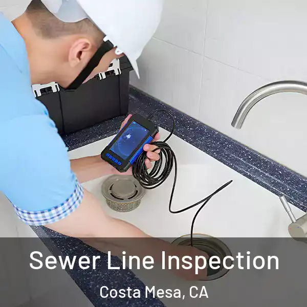  Sewer Line Inspection Costa Mesa, CA