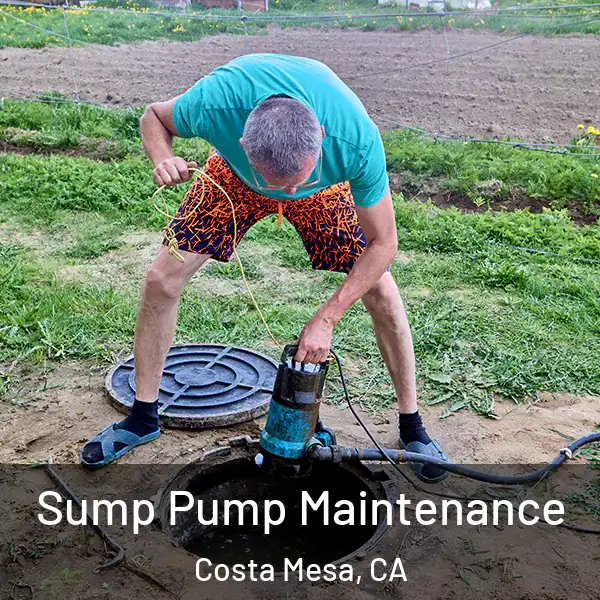  Sump Pump Maintenance Costa Mesa, CA