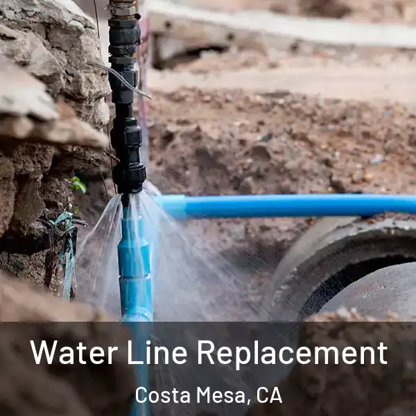  Water Line Replacement Costa Mesa, CA